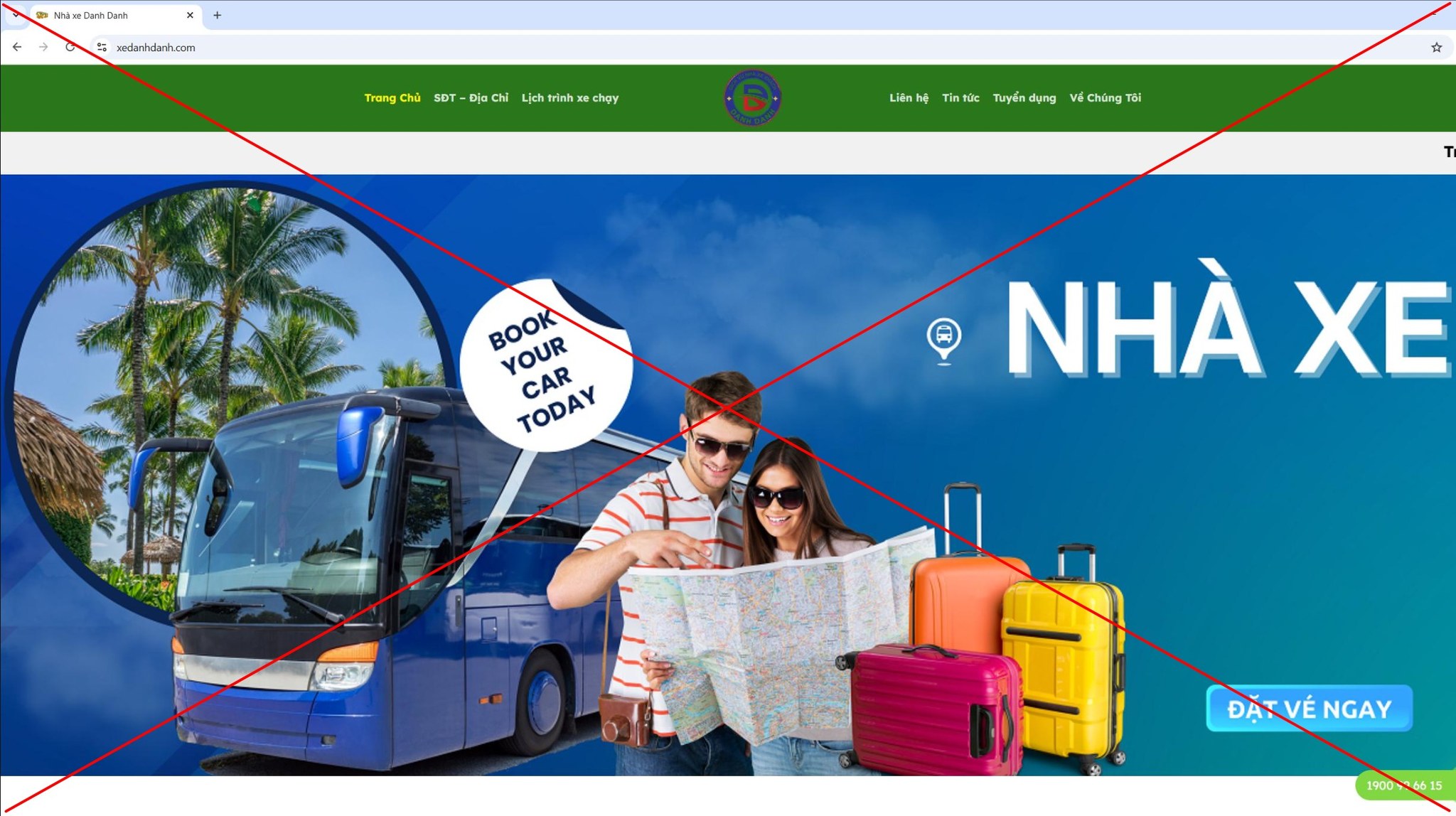 Xe Danh Danh lừa đảo giả